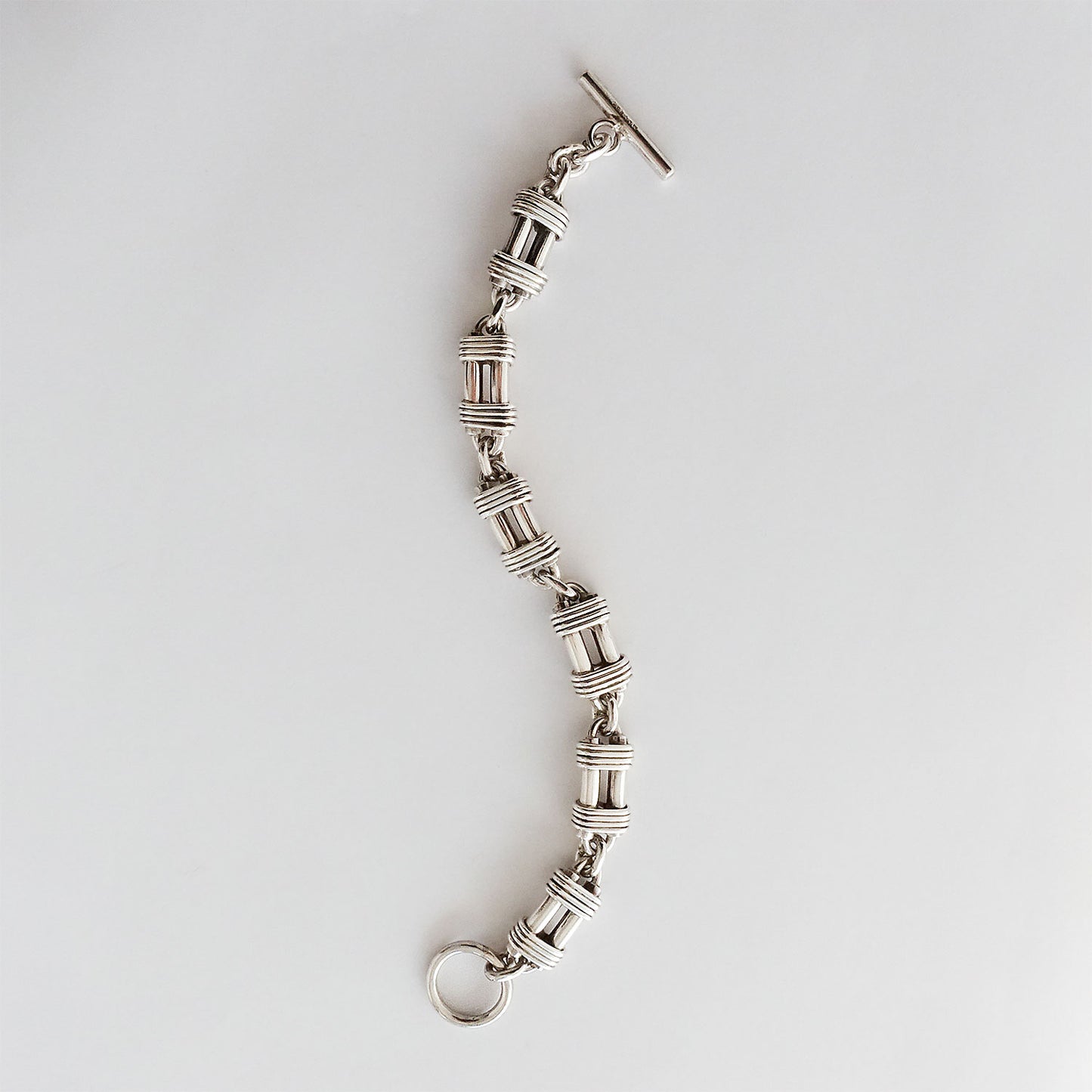 Sterling wire wrapped bracelet