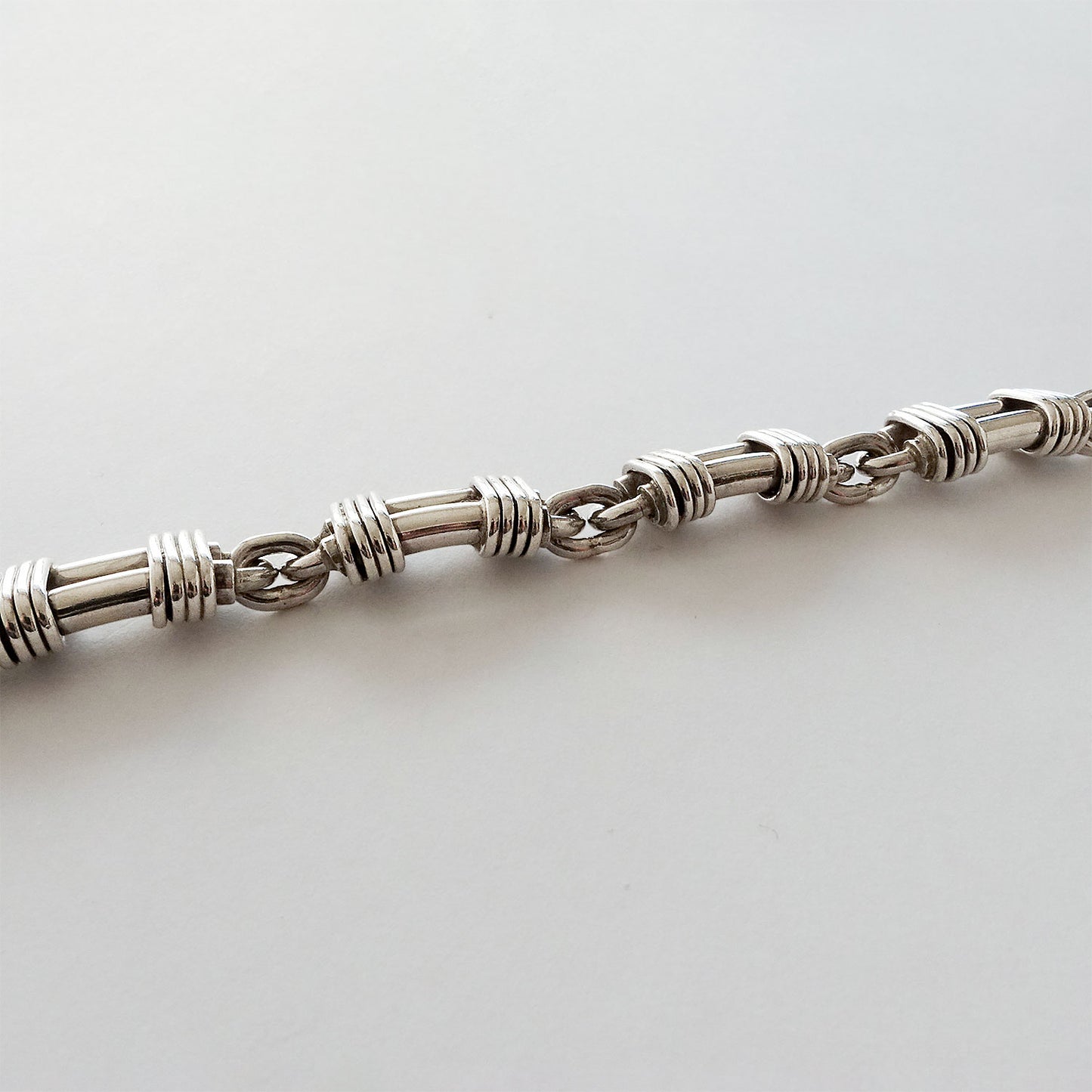 Sterling wire wrapped bracelet