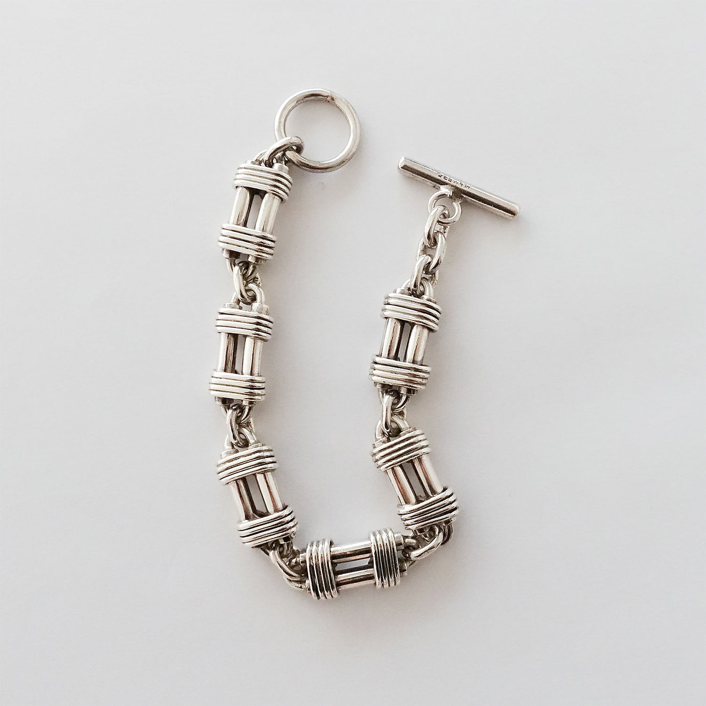 Sterling wire wrapped bracelet