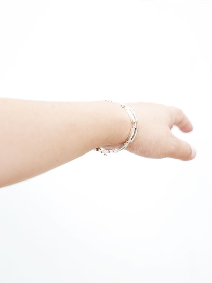 Rectangle link bracelet