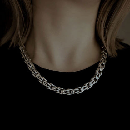 Braided necklace