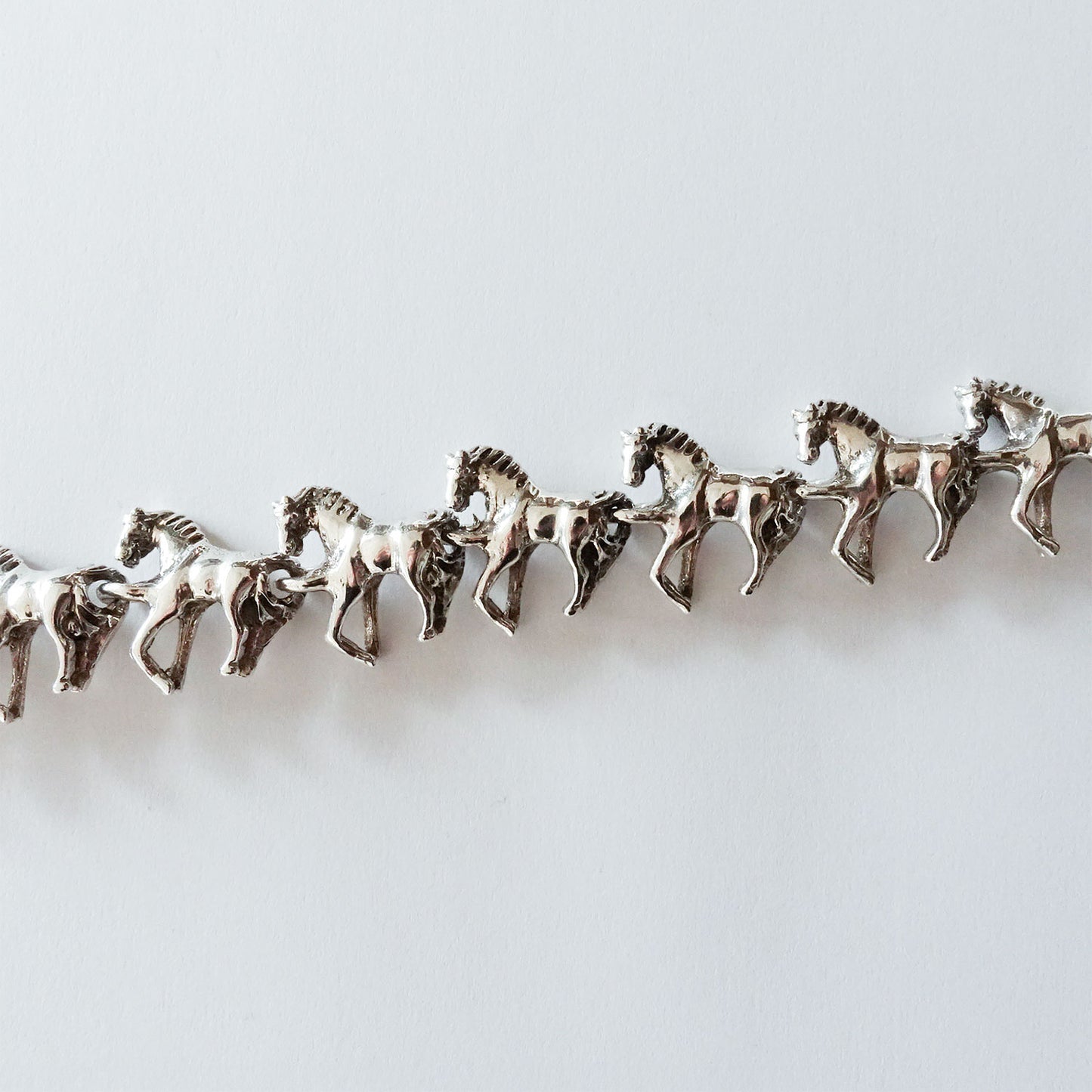 Galloping horse bracelet