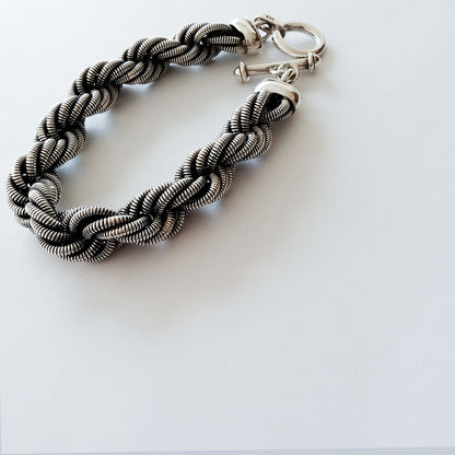 Heavy twisted rope bracelet