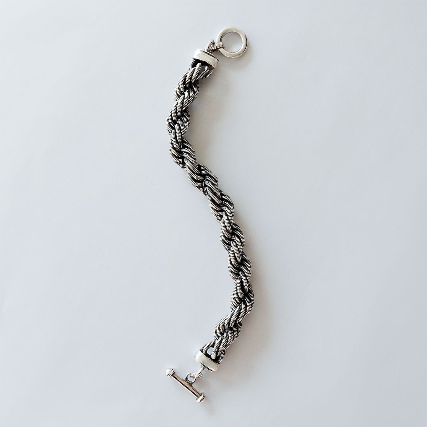 Heavy twisted rope bracelet