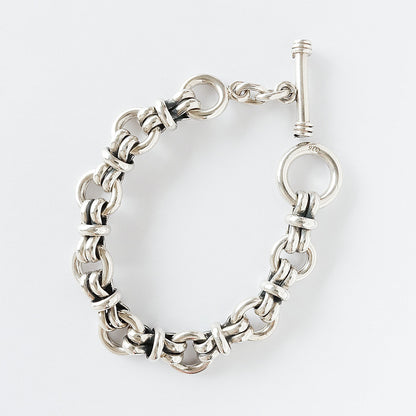 Heavy single knot bracelet